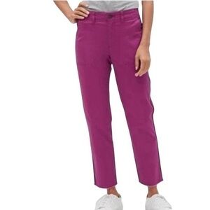 GAP Purple Berry Infusion Girlfriend Khakis with Raw Hem 💕